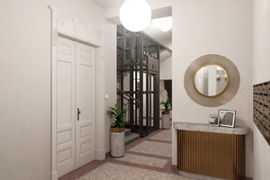 společné prostory, výtah