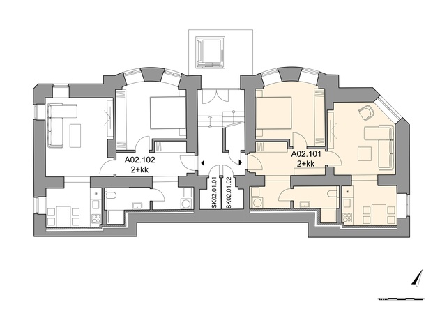 Ubytovací jednotka A02.101