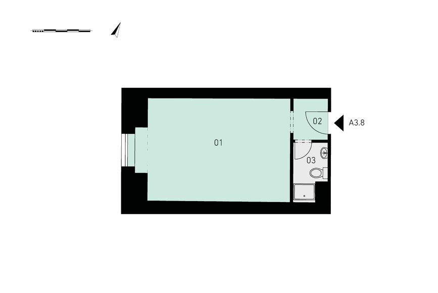 Ubytovací jednotka A3.8