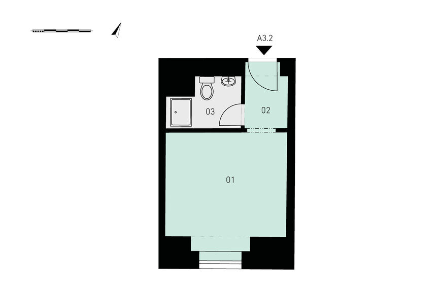 Ubytovací jednotka A3.2