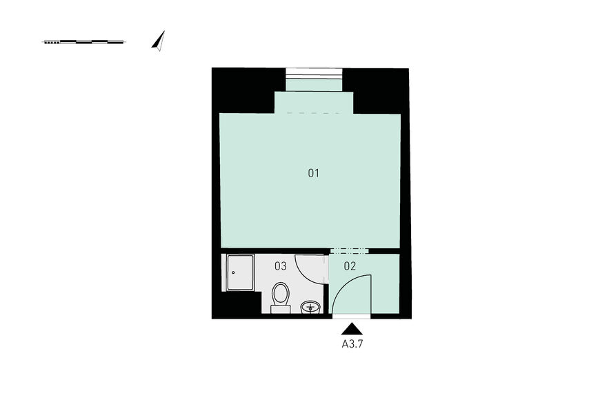 Ubytovací jednotka A3.7